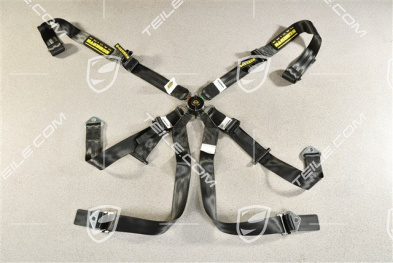 6-points belts, short version, black, GT4, SCHROTH, not valid after 2026