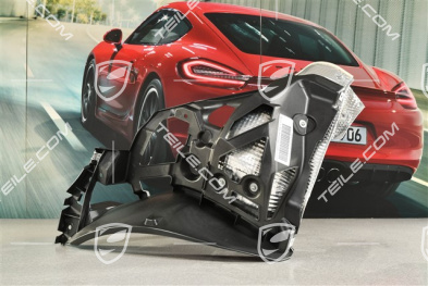 Retaining frame, incl. heat shield, GT4 RS, L