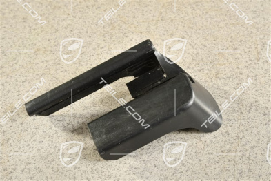 Front seat rail cover, L