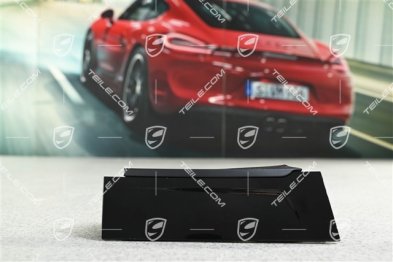 Cover, centre console, Black, R