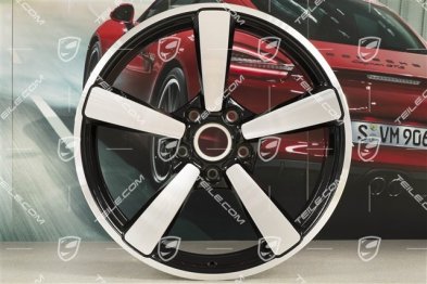 20" Carrera Exclusive Felge, 8,5J x 20 ET50, Schwarz Hochglanz