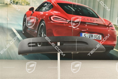 Spyder, Front bumper Position light trim, Satin black, R