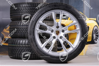 19" Winterräder Satz Boxster S, 8J x 19 ET57 + 9,5J x 19 ET45, Continental WinterContact Winterreifen 235/40 R19 + 265/40 R19, mit RDK-Sensoren