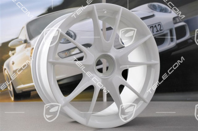 19-inch GT3RS 4.0L / GT2RS wheel rim, central lock, 9J x 19 ET47, white