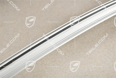 Roof edge strip, front, alu, L