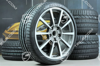 20" Sommerräder Satz Carrera Classic II, Felgen 8,5J x 20 ET49 + 11,5J x 20 ET56 + NEUE Pirelli Sommerreifen 245/35 R20 + 305/30 R20