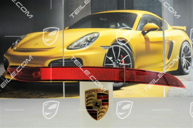 Rear fog light with reflector, R