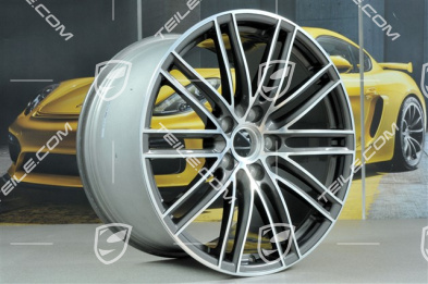 20-inch wheel rim set 911 Turbo IV, 11,5J x 20 ET56 + 9J x 20 ET51, Titan