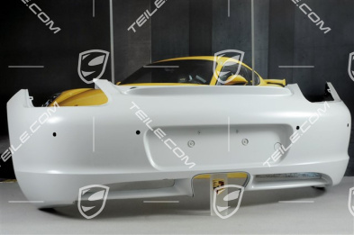 Bumper covering, rear, with PDC sensor holes