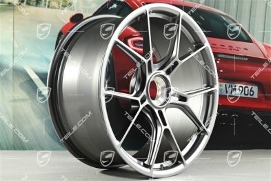 20" GT3 Felge, 9,5J x 20 ET46, dark silver
