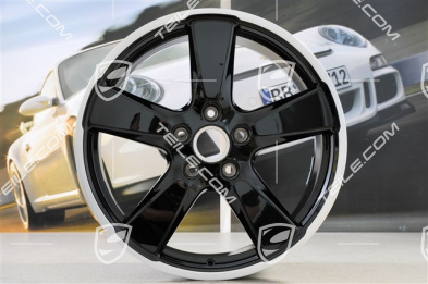 20" felga Sport Classic, 9,5J x 20 ET65, czarny wysoki połysk