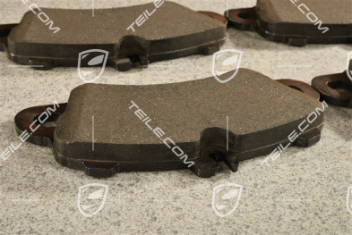 Brake pads, front axle, for Black calipers