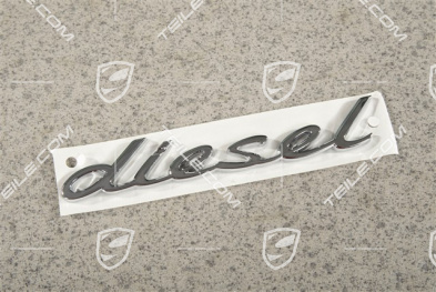 Schriftzug "Diesel", Chrom, seitlich / Kotflügel, L