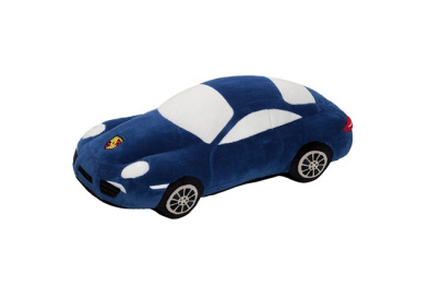 Samochód pluszowy 911 Carrera model 991 niebieski