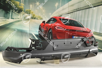 Coupe, Rear bumper lower cover, Satin black