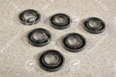Repair set / kit, 1 set 6pcs. protective caps 30 mm piston for fixed calliper, front axle
