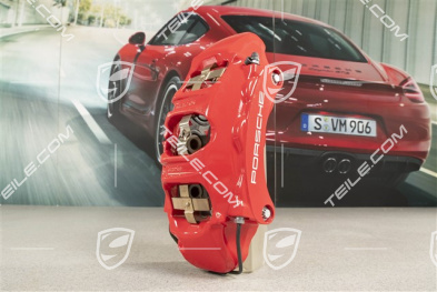 GTS 4,0L, Front axle fixed brake calliper, Red, R
