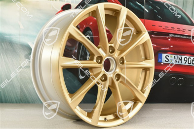 19" Felge Boxster S, 8J x 19 ET57, aurum seidenmatt