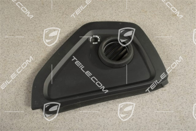 Cover, Dashboard trim, Black, R