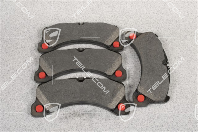 Brake pads, front axle