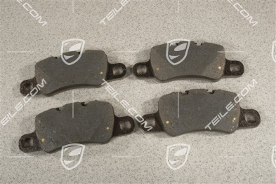 Brake pads, rear axle, PCCB Racetrack Package