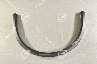Wide wheel arch, front wing / fender moulding, black, L
