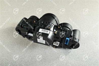 Speedometer / Instrument cluster / clocks, PDK, Black/silver GTS dial faces