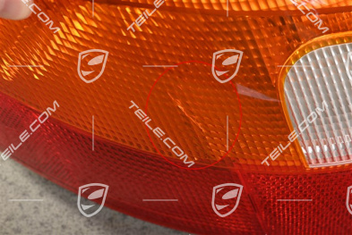 Rear light, red/yellow, L (damaged)