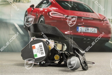 Pas bezpieczeństwa, coupé/targa, przód, czarny, L=R
