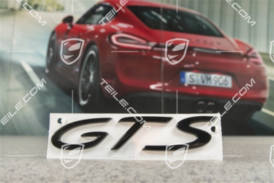Logo "GTS" glossy black