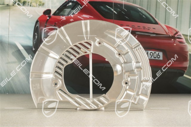 Front axle disc brake protective plate, PCCB, L