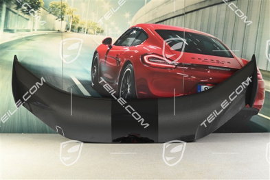 GT4RS Rear spoiler / wing, Carbon high gloss black, wing, complete
