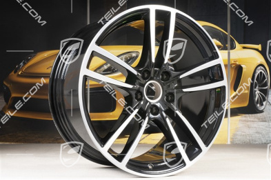 21" Felga Cayenne Turbo, 11J x 21 ET58, czarny wysoki połysk