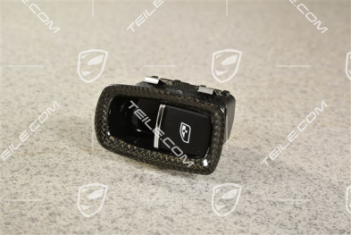 Power windows switch, carbon