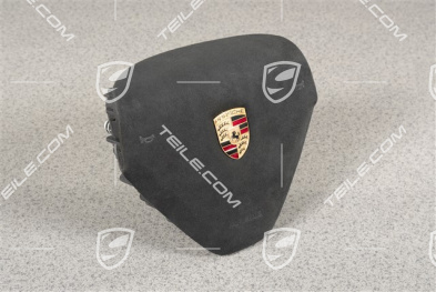 Airbag, 3-Speichen, Alcantara, schwarz