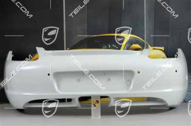 Bumper covering, rear, with PDC sensor holes