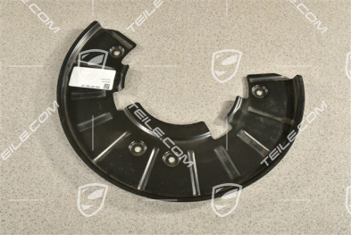 Front axle disc brake protective plate, L=R