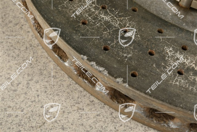 PCCB Brake disc, Panamera 4 GTS / Turbo / Turbo S MK1, damaged, R