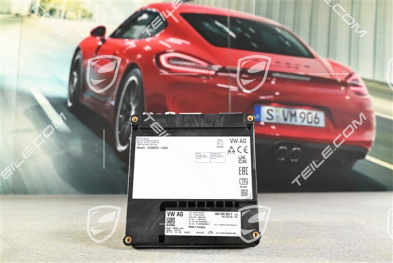 Control unit emergency call module and communication unit