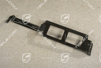 Front seat control unit support