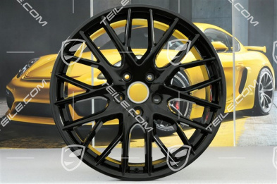 21" Felga Panamera Sport Design, 9,5J x 21 ET71, czarny wysoki połysk