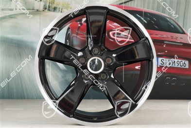 20" Felge, Sport Classic, 11,5J x 20 ET63, schwarz hochglanz