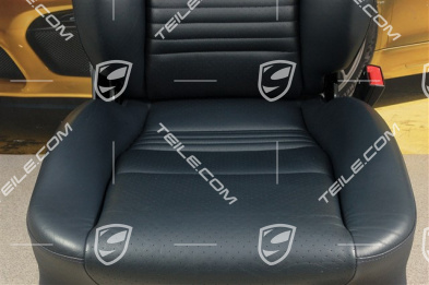 Seat, manual adjustable, heating, leather/leatherette, Metropole blue, R
