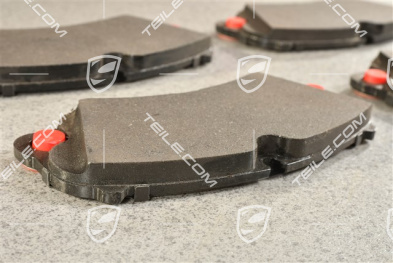 GT3, Brake pads, PCCB, front, L+R