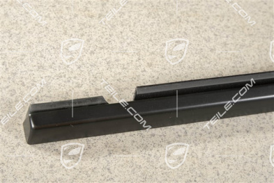 Side window cover trim, outer, rear door, Matt black, R