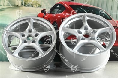 18" Felgensatz Carrera, 8J x 18 ET50 + 10J x 18 ET65