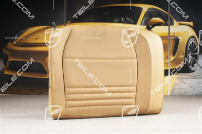 Back seat backrest, Rear, Leatherette, Savanna beige, Convertible, R