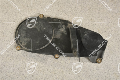 Cover for power steering pump drive belt