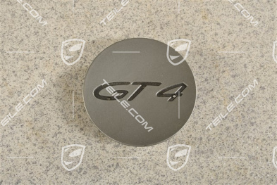 Hub cap, GT4, platinum satin matt