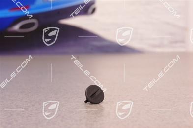 Plastic Cap nut, Satin black